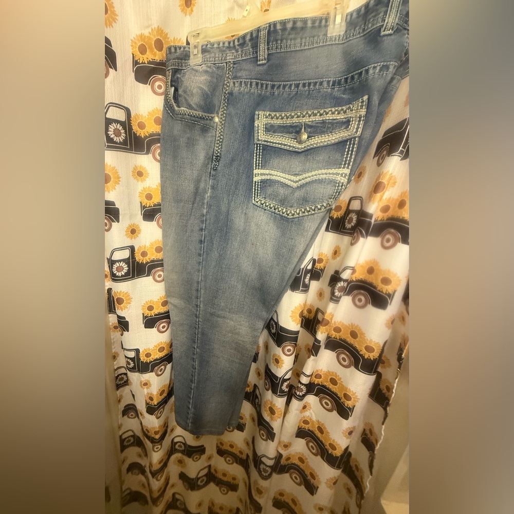 Classic Blue Cult Bootcut Jeans for Men Sz. 48/29.